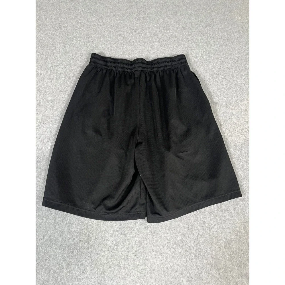 Nike Mens Dri-FIT HBR Basketball Shorts Black White Big Swoosh BV9385-011 Size L